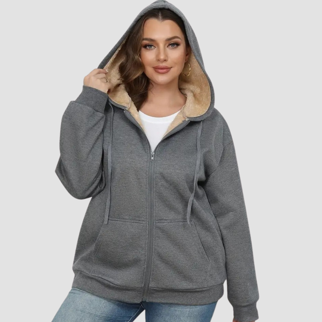 Danika™ | Lambswool Hooded Cardigan