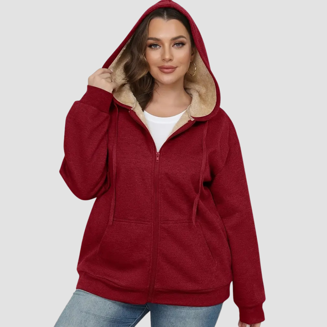 Danika™ | Lambswool Hooded Cardigan