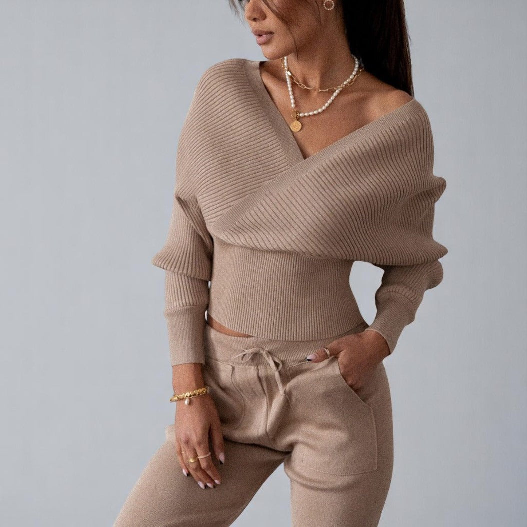 Monelle™ |  Sweater + Pants Suit