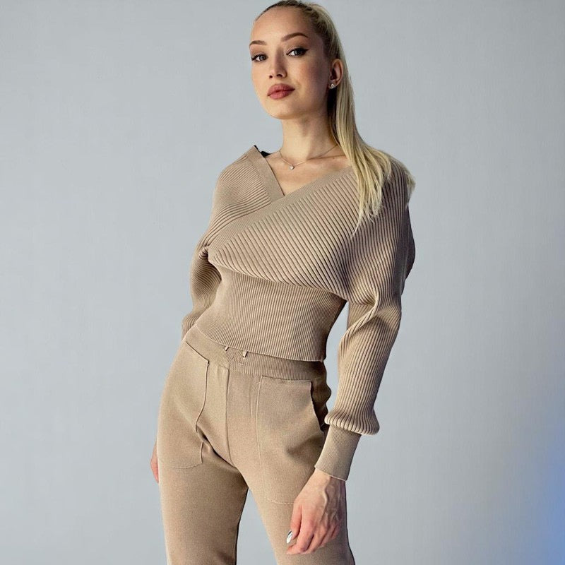 Monelle™ |  Sweater + Pants Suit