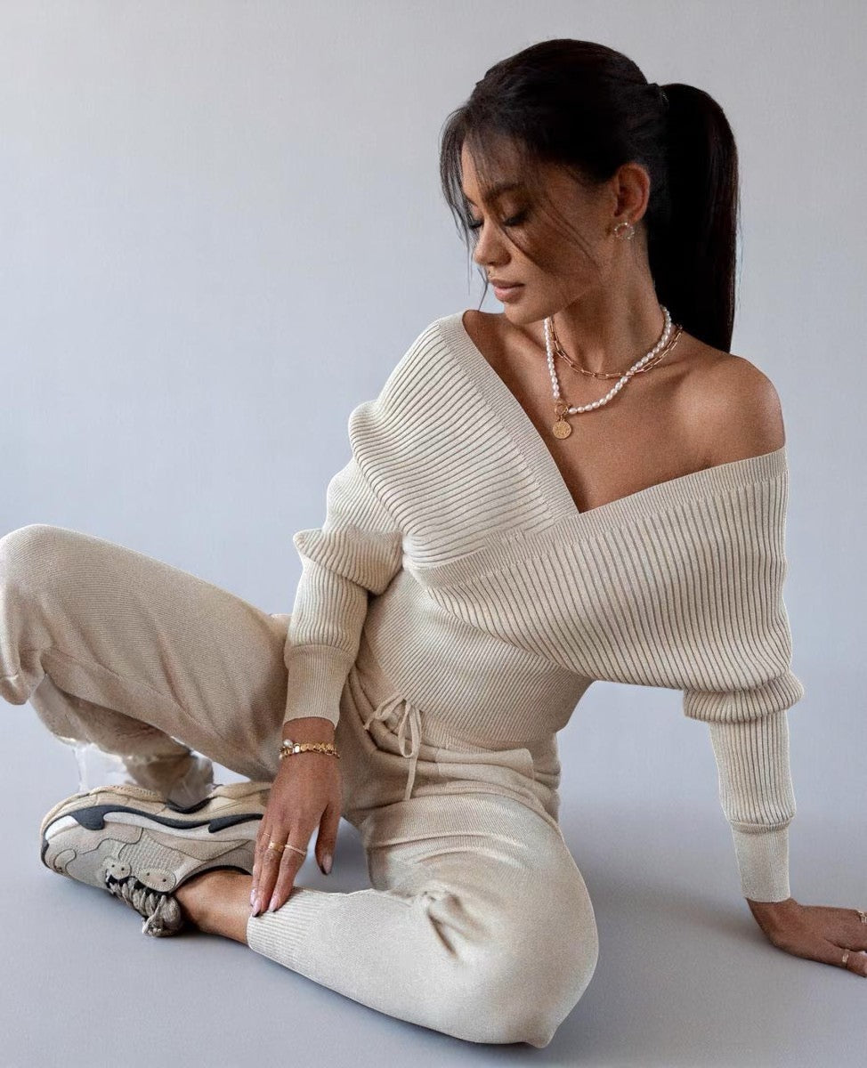 Monelle™ |  Sweater + Pants Suit