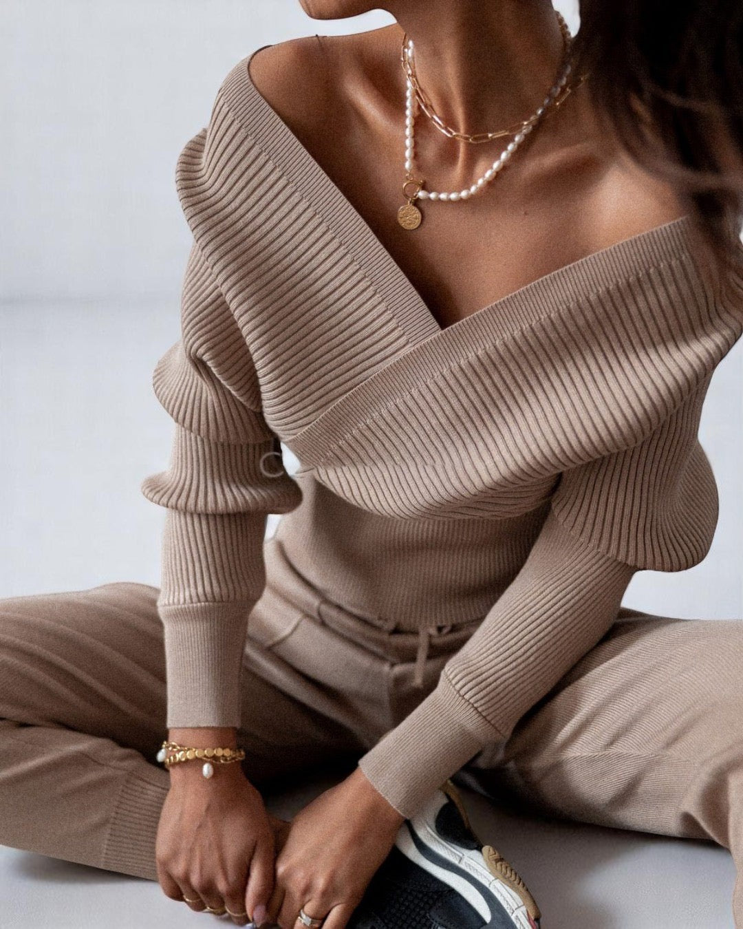 Monelle™ |  Sweater + Pants Suit