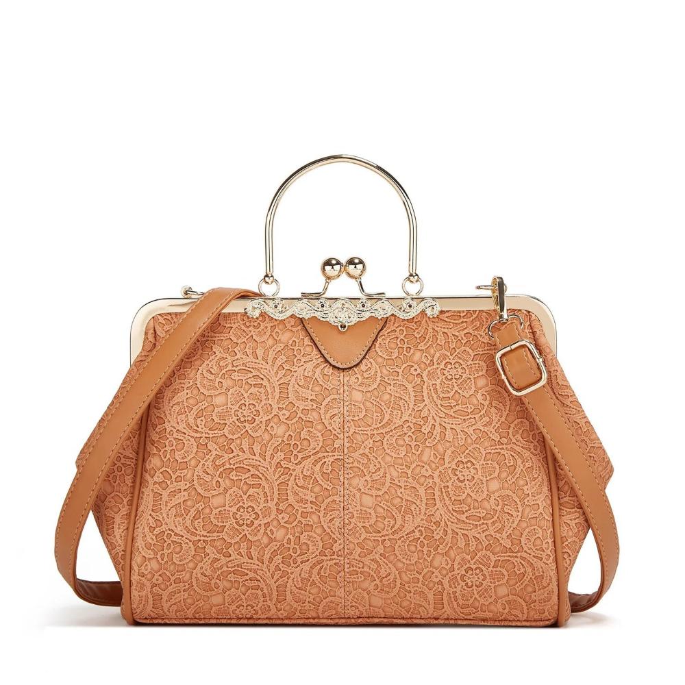Celeste™ | Vintage Kiss-Lock Shoulder Bag