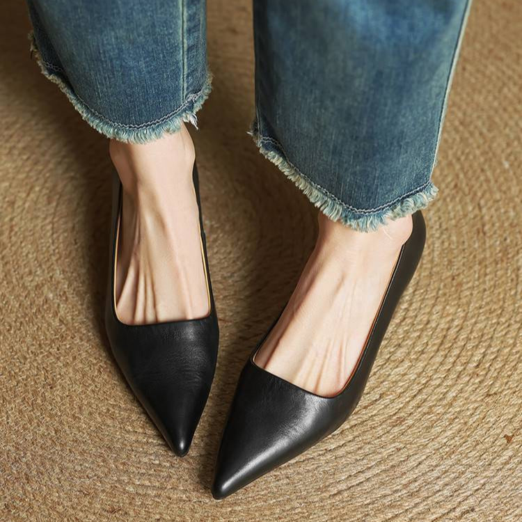 Gloria | Genuine Leather Heels