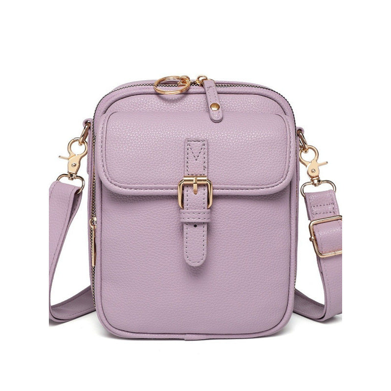 Crystal | Classic Leather Crossbody Bag
