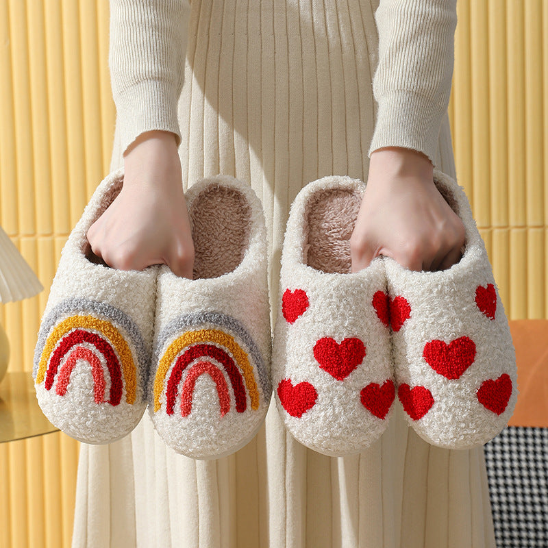 Pauline™ | Lover’s Heart Plush Slippers