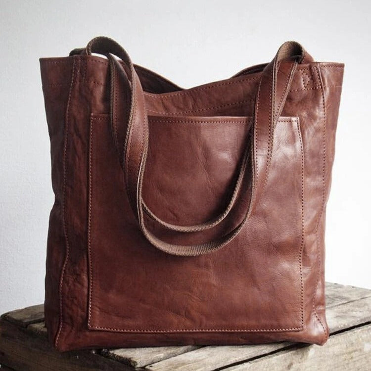 Elvira™ | Modern Leather Shoulder Bag