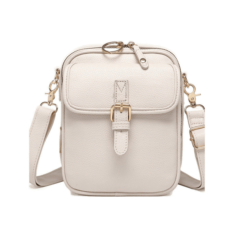 Crystal | Classic Leather Crossbody Bag