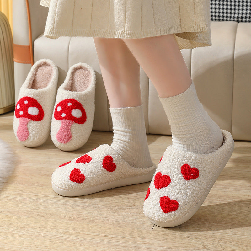 Pauline™ | Lover’s Heart Plush Slippers