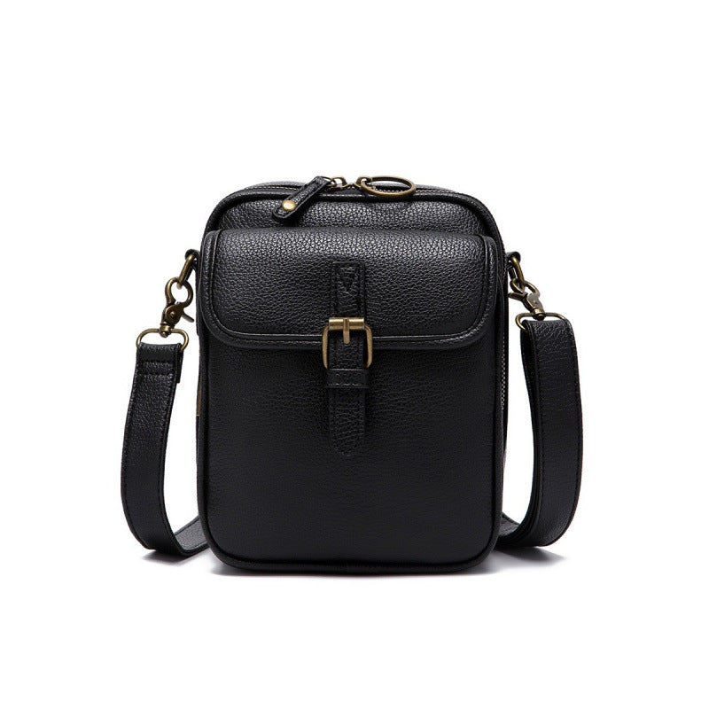 Crystal | Classic Leather Crossbody Bag