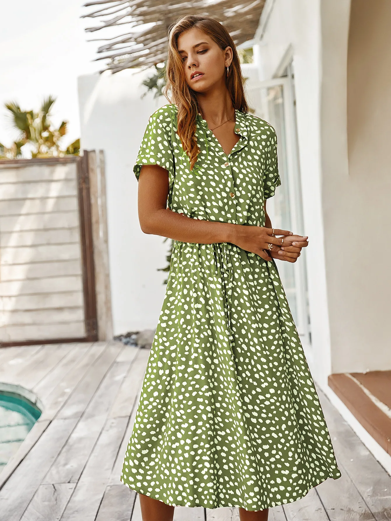 Monelle | Shirt-Style Summer Dress