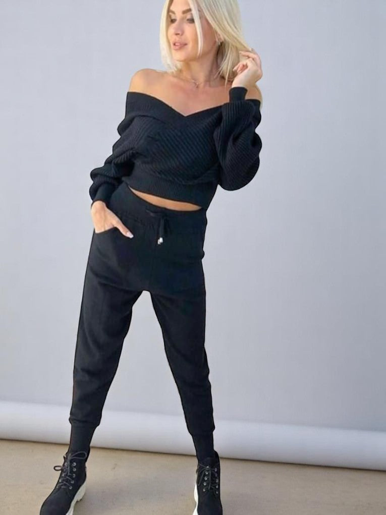 Monelle™ |  Sweater + Pants Suit