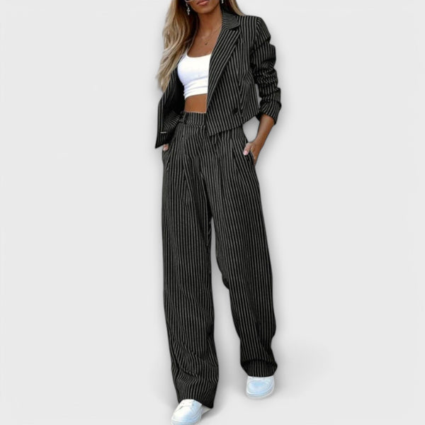 Monelle™ | Elegant Striped Set