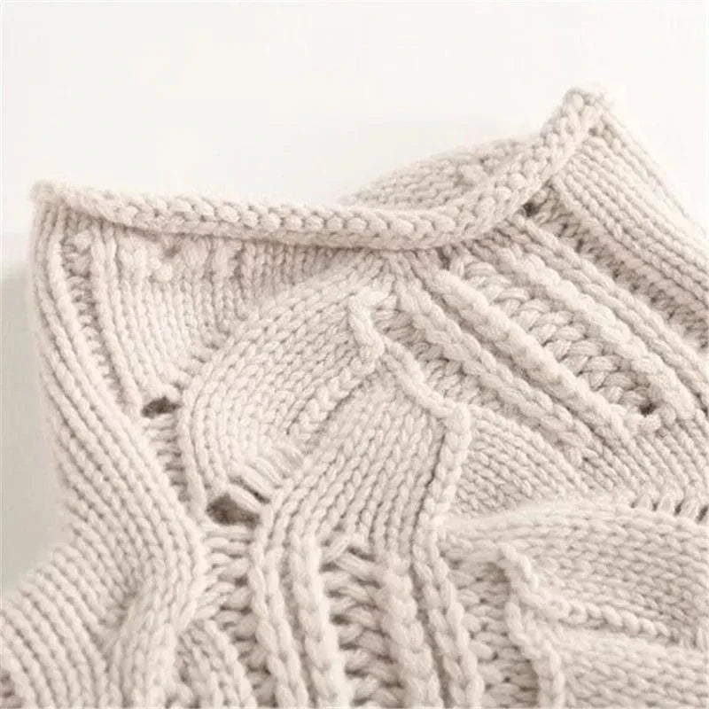 Allison™ | Braided Knit Turtleneck