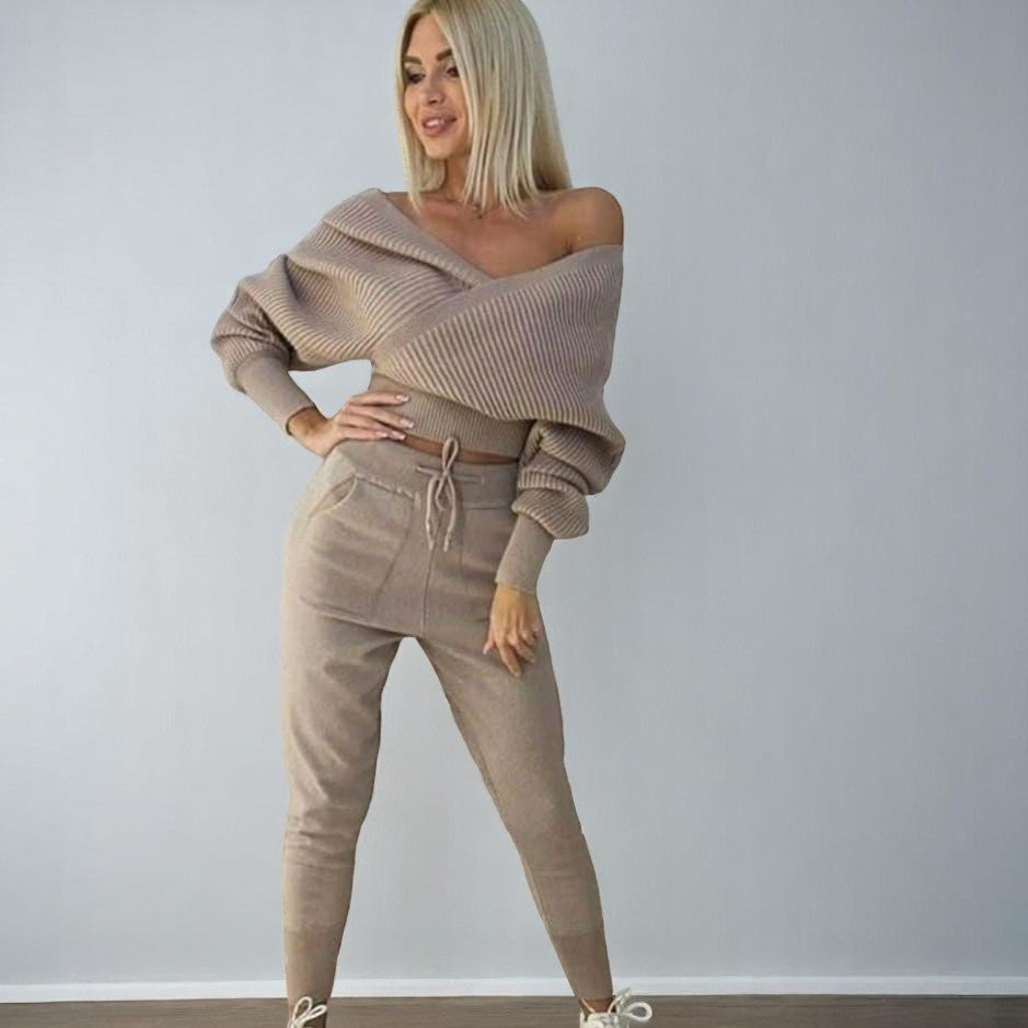 Monelle™ |  Sweater + Pants Suit