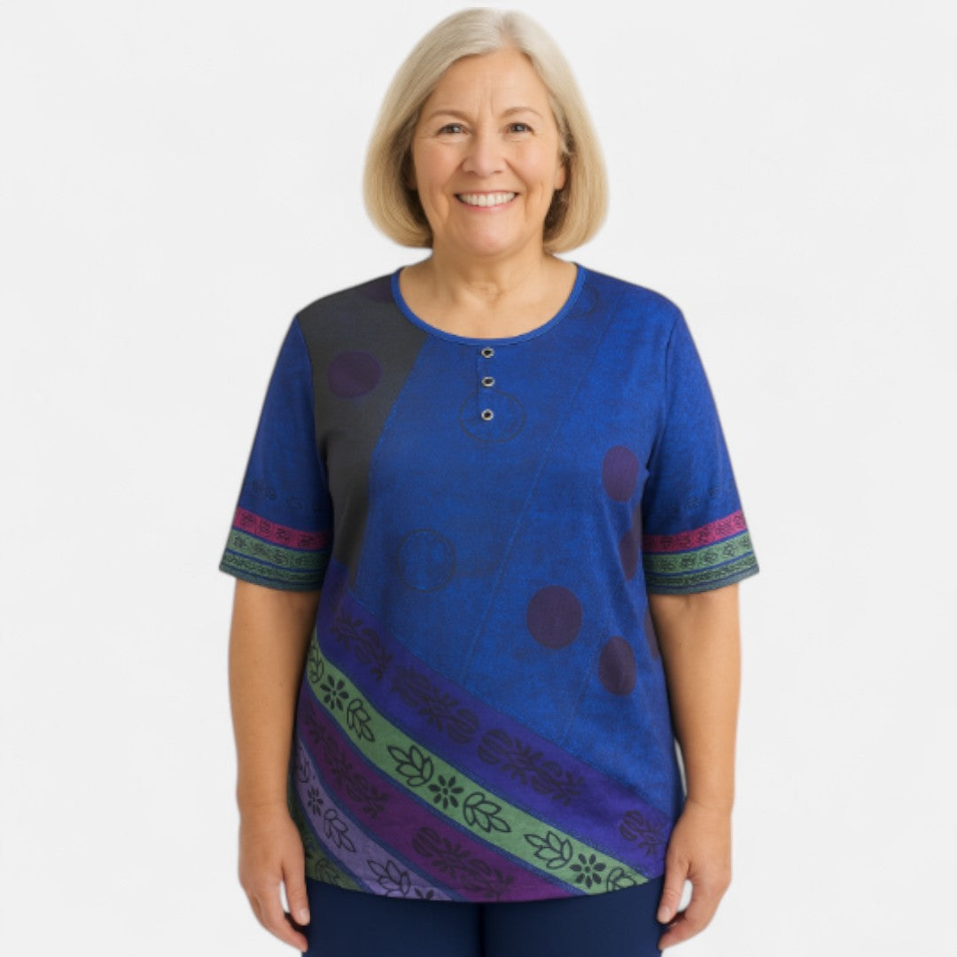 Monelle™ | Oversized Colourful Top