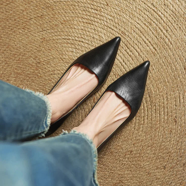 Gloria | Genuine Leather Heels