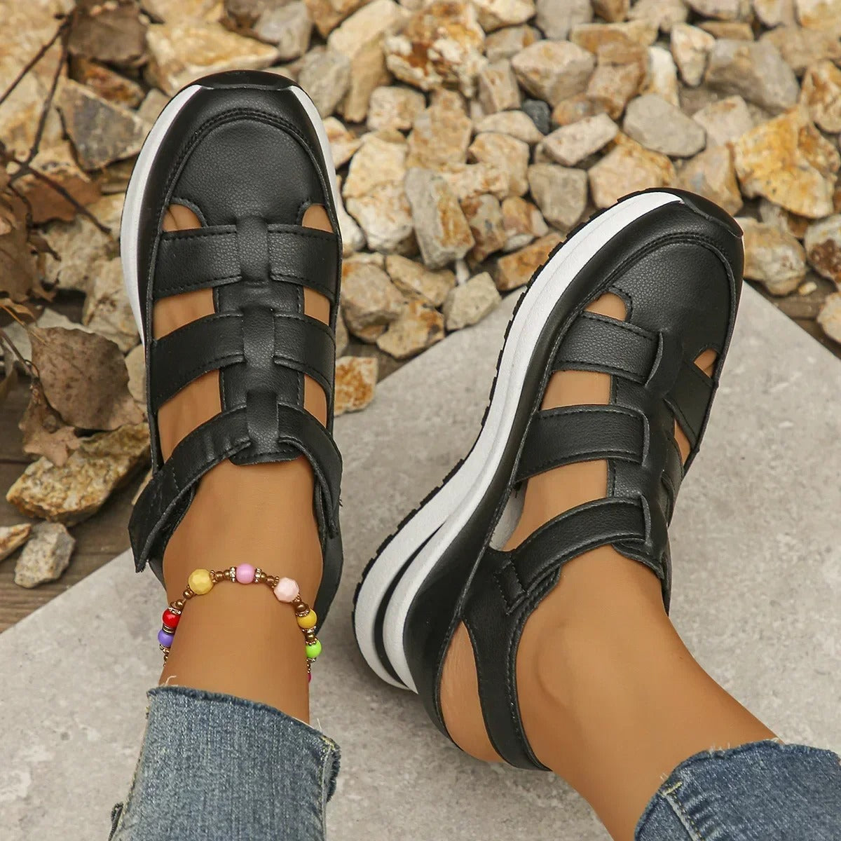 Luna | Velcro Shoes | Comfort Casual Style