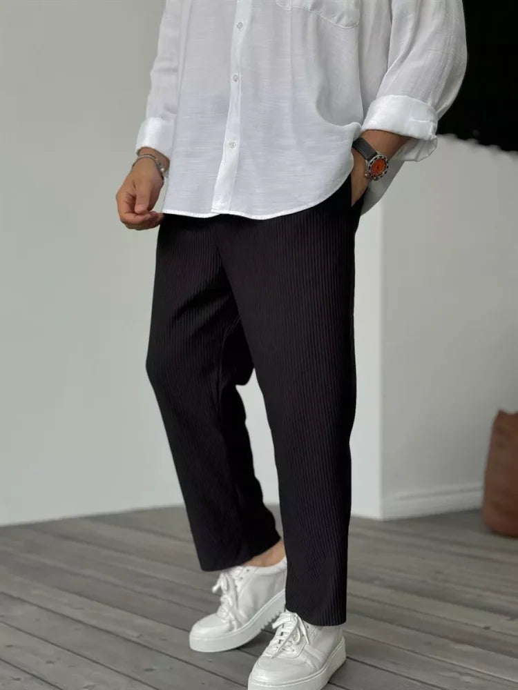 Brian | Relaxed Ribbed Pants