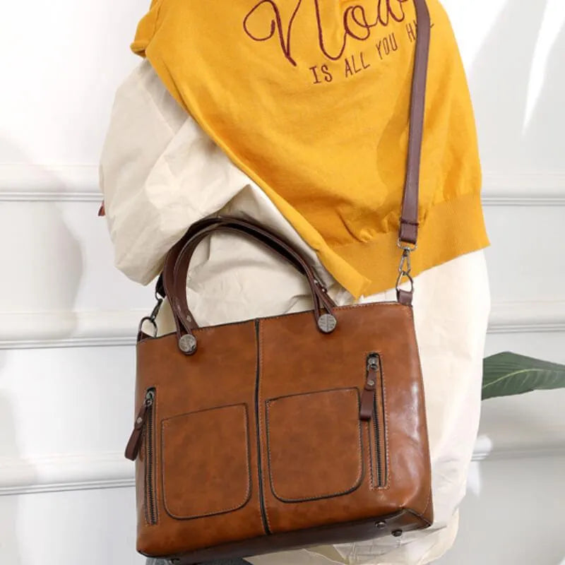 Amanda™ | Leather Shoulder Bag