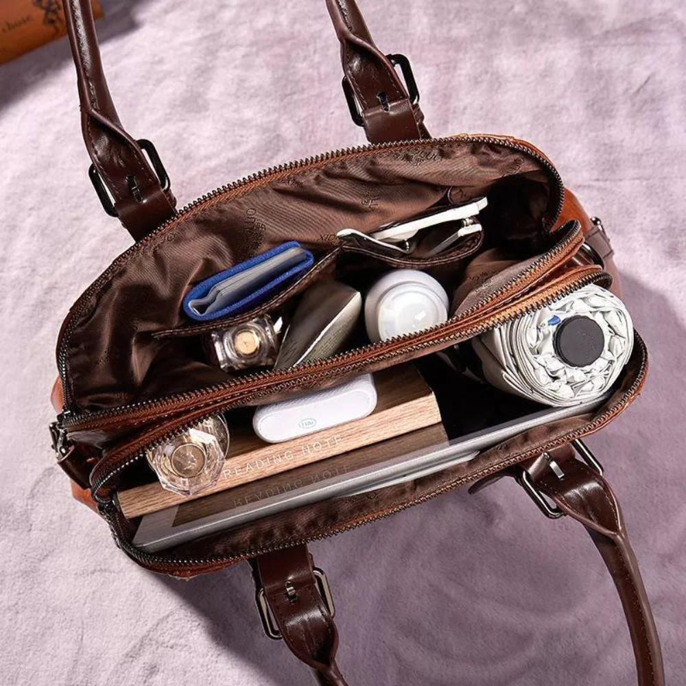 Silke™ | Luxe Leather Shoulder Bag