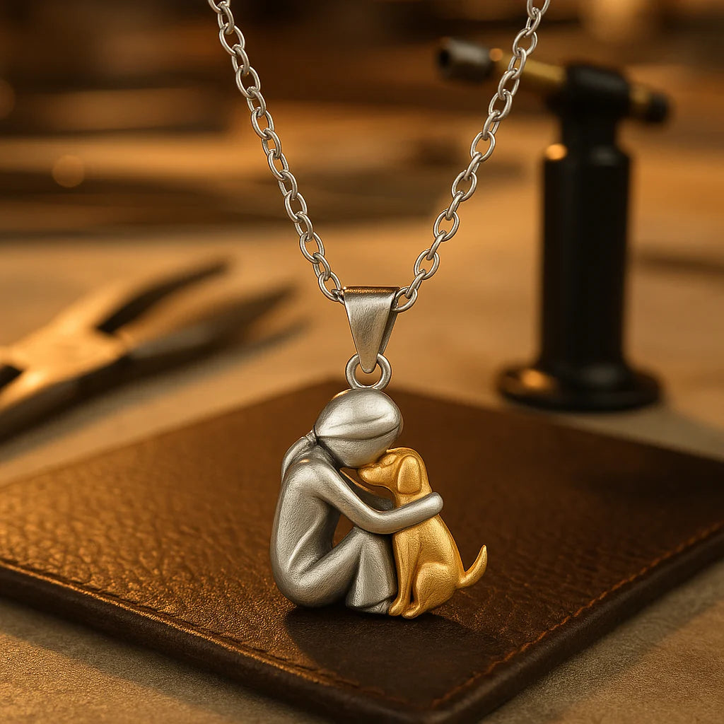 Charlie™ | Lucky Dog Pendant Necklace